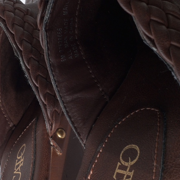 Vintage Cato platform clog shoes with bling size 8M - Picture 8 of 10